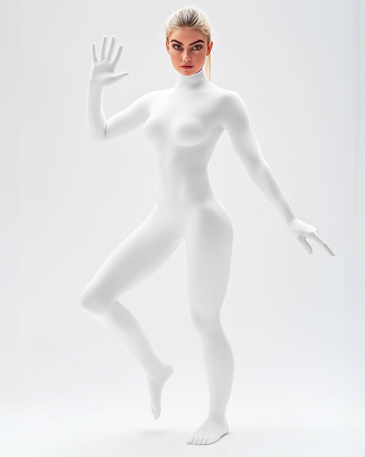 Second Skin Catsuit Opaque Matte Nylon Spandex Dancewear USA Made