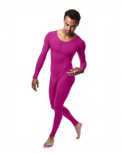 Second Skin Catsuit Bodystocking Opaque Matte Nylon Spandex Dancewear-14