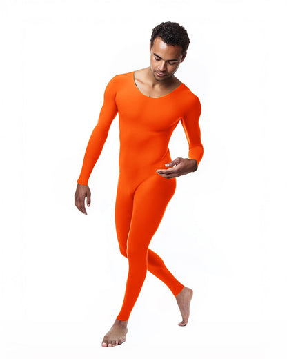 Second Skin Catsuit Bodystocking Opaque Matte Nylon Spandex Dancewear-35