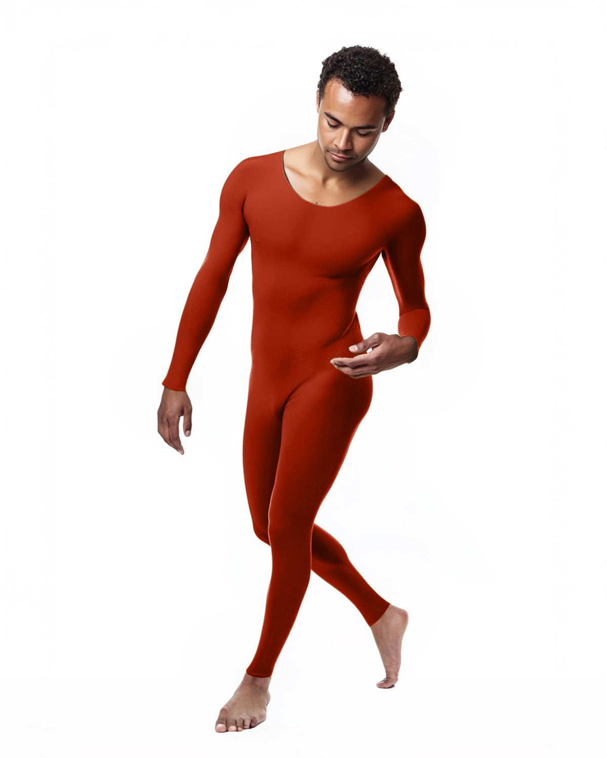 Second Skin Catsuit Bodystocking Opaque Matte Nylon Spandex Dancewear-39
