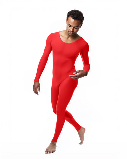 Second Skin Catsuit Bodystocking Opaque Matte Nylon Spandex Dancewear-33