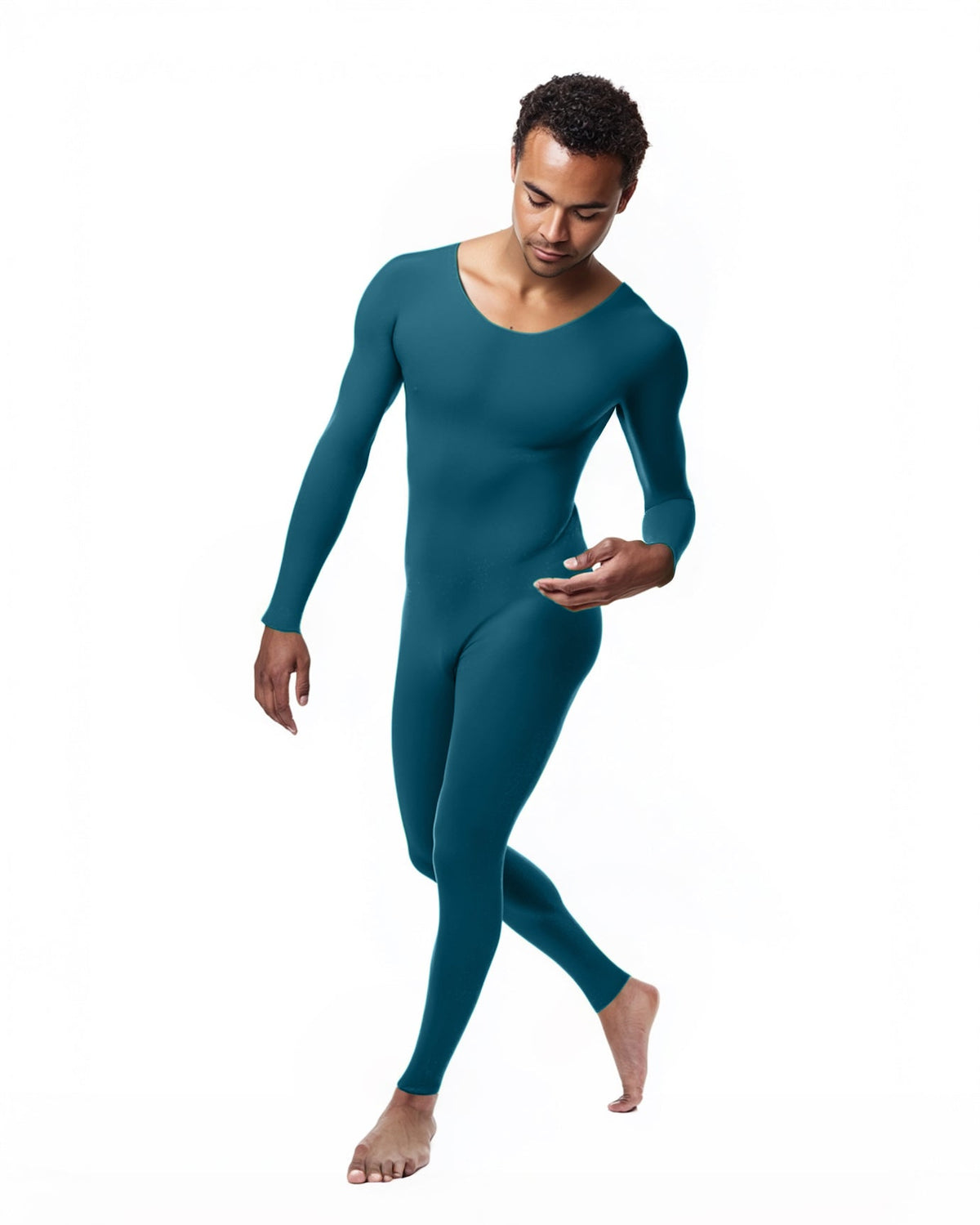 Second Skin Catsuit Bodystocking Opaque Matte Nylon Spandex Dancewear-38