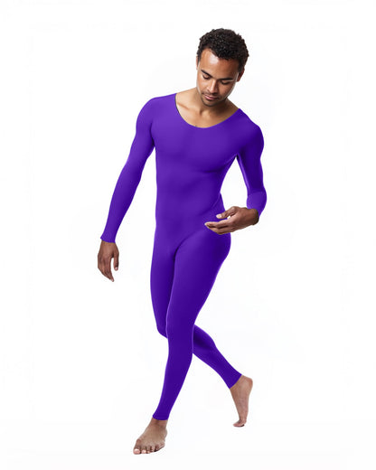 Second Skin Catsuit Bodystocking Opaque Matte Nylon Spandex Dancewear-1