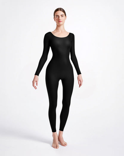 Second Skin Catsuit Bodystocking Opaque Matte Nylon Spandex Dancewear-48