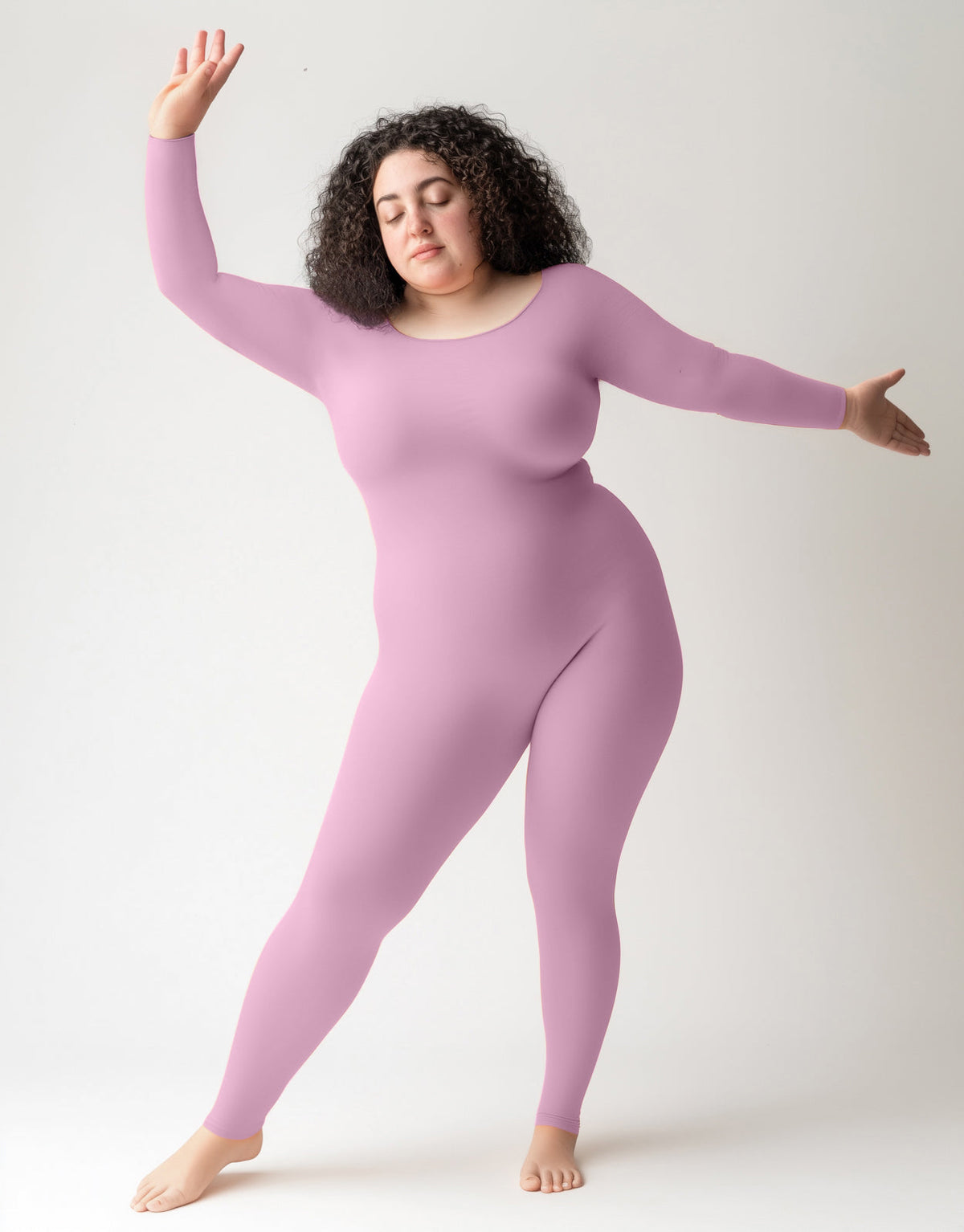Second Skin Catsuit Bodystocking Opaque Matte Nylon Spandex Dancewear-31