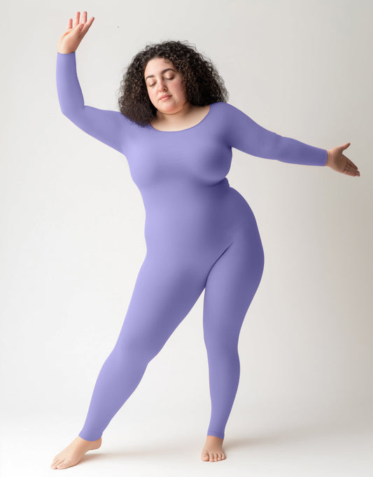 Second Skin Catsuit Bodystocking Opaque Matte Nylon Spandex Dancewear-20