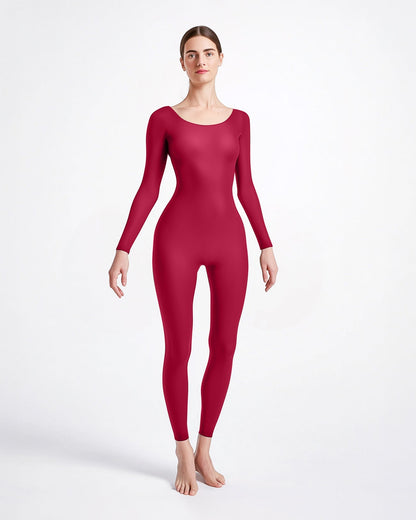 Second Skin Catsuit Bodystocking Opaque Matte Nylon Spandex Dancewear-43