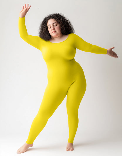 Second Skin Catsuit Bodystocking Opaque Matte Nylon Spandex Dancewear-25