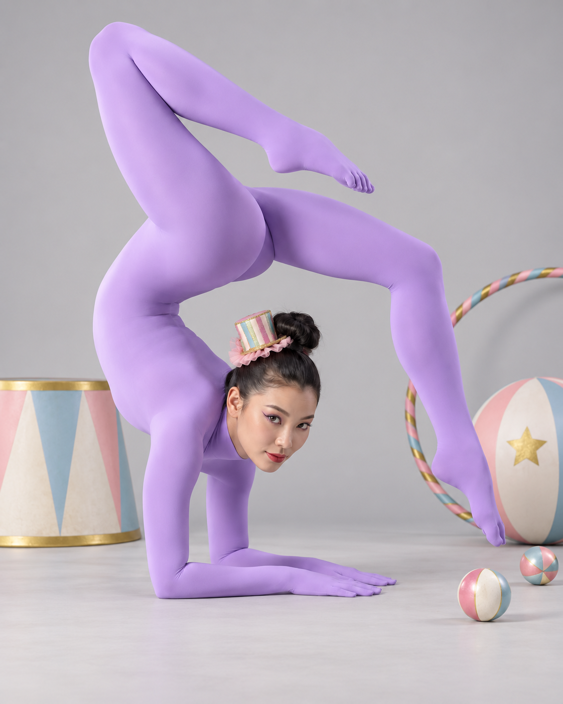 Second Skin Catsuit Lilac Matte Opaque Dancewear for Men Women