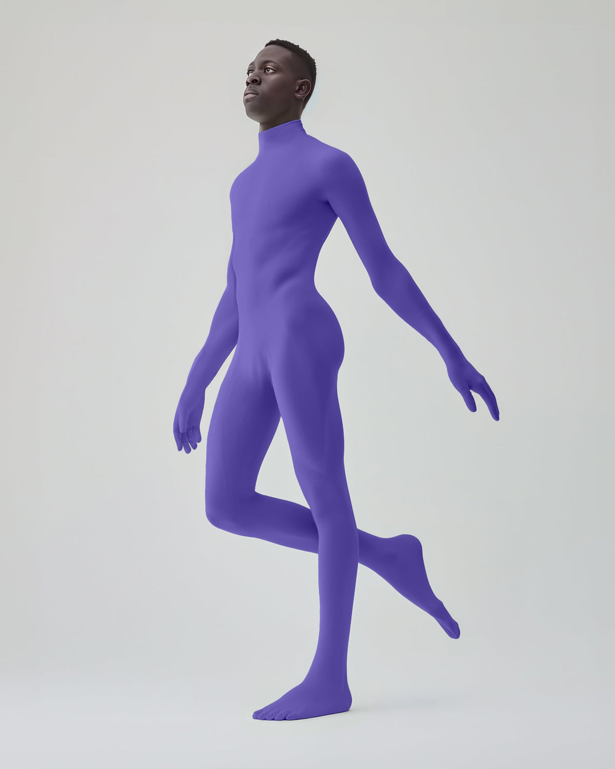 Lavender Second Skin Catsuit Opaque Matte Dancewear for Men Women