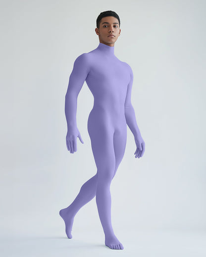 Second Skin Catsuit Lilac Matte Opaque Dancewear for Men Women