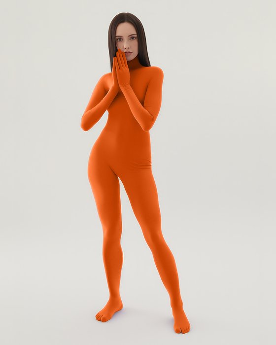 Second Skin Catsuit Opaque Matte Nylon Spandex Dancewear for Men Women